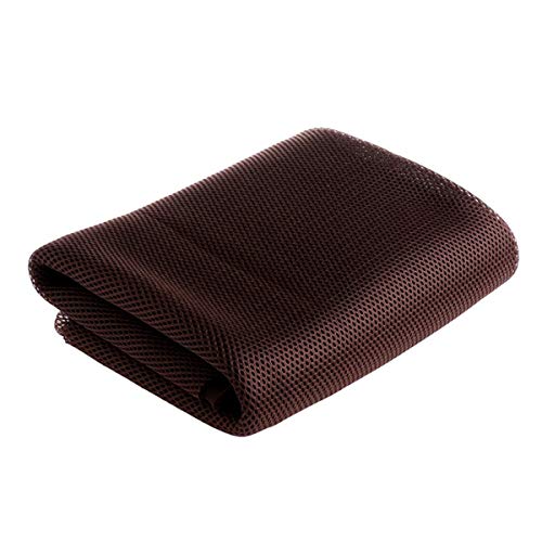 Lautsprecher-Grill-Tuch,Tuch für Lautsprechergrill Lautsprecher-Mesh-Lautsprecher-Grilltuch, Stereo-Grillgewebe, staubdichtes Audio-Tuch(Coffee) von Skdvy