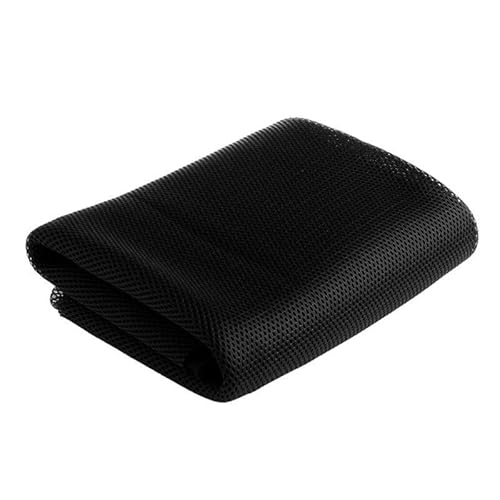 Lautsprecher-Grill-Tuch,Tuch für Lautsprechergrill Lautsprecher-Mesh-Lautsprecher Grilltuch Stereo-Grill-Stoff staubdichtes Audiotuch(Black) von Skdvy
