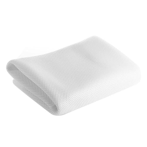 Lautsprecher-Grill-Tuch,Tuch für Lautsprechergrill Lautsprecher-Mesh-Lautsprecher Grilltuch Stereo-Grill-Stoff staubdichtes Audiotuch(White) von Skdvy