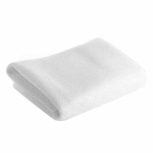 Lautsprecher-Grill-Tuch,Tuch für Lautsprechergrill Lautsprecher Mesh Tuch Atmungsaktive akustische Sound Box Staubdichte Schutz-Stereo-Audio-Dekoration Home Funkgeräte(White) von Skdvy