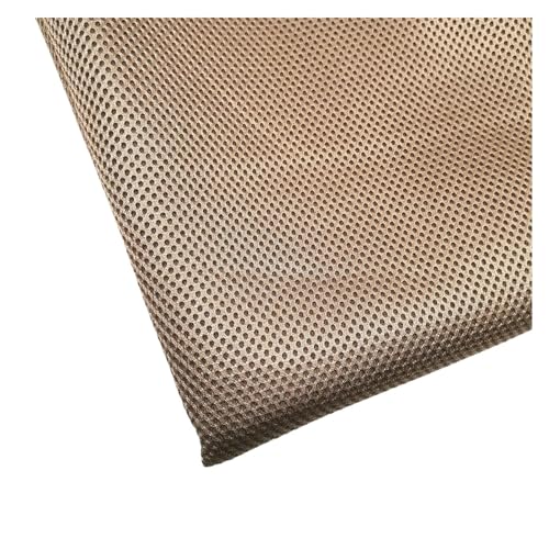 Lautsprecher-Grill-Tuch,Tuch für Lautsprechergrill Lautsprecherstoffe for Stereo-Soundbox-Lautsprecher-Grilltuch, staubdichte Schutzhülle(Khaki,100cm-150cm) von Skdvy