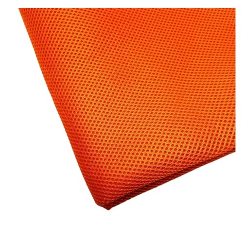 Lautsprecher-Grill-Tuch,Tuch für Lautsprechergrill Lautsprecherstoffe for Stereo-Soundbox-Lautsprecher-Grilltuch, staubdichte Schutzhülle(Orange,100cm-150cm) von Skdvy