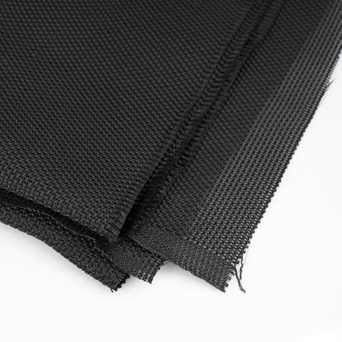 Lautsprecher-Grill-Tuch,Tuch für Lautsprechergrill Retro-Audio-Lautsprechergitter-Tuch, schalltransparentes, staubdichtes Tuch, braun, grau, schwarz, DIY-Lautsprechertuch(Black(0.5mX1.5m)) von Skdvy