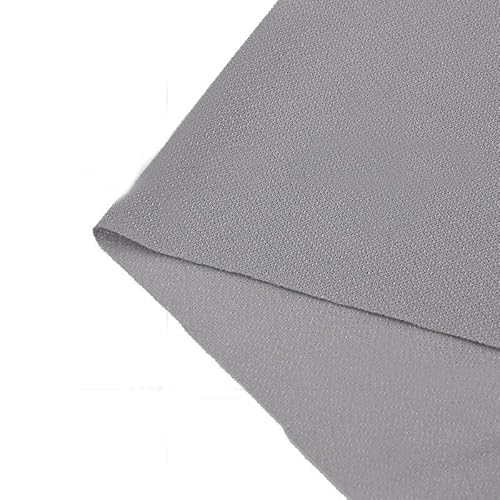 Lautsprecher-Grill-Tuch,Tuch für Lautsprechergrill Silber/Rot/Weiß/Schwarz/Braun Lautsprecher Stereo Staub Tuch Filter Stoff Mesh Lautsprechergitter Mesh Tuch 1.7x0,5m(Silver) von Skdvy