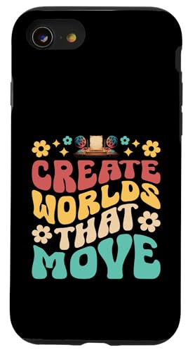 Erschaffe Welten, die sich bewegen, Animation, Zeichnen, Sketchen, Animieren Hülle für iPhone SE (2020) / 7 / 8 von Sketching Animation Gifts For Drawing Animators