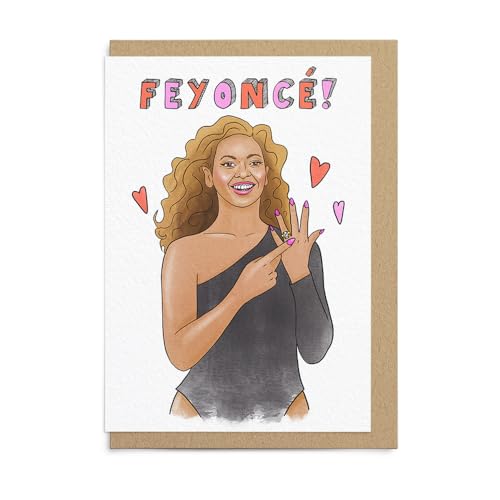 Sketchy Print Co - Verlobungskarte - Feyonce - Lustige Verlobungs- und Hochzeitskarte von Sketchy Print Co