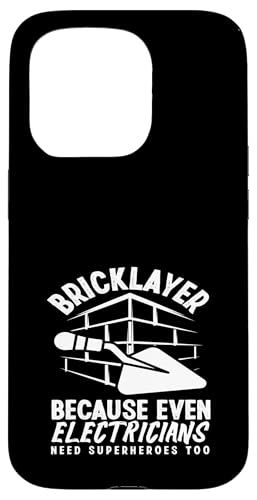 Maurer Auch Elektriker brauchen Superhelden Hülle für iPhone 15 Pro von Skilled Masonry Bricklaying Professionals Gifts