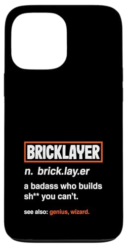 Maurer Definition Genius Wizard Humor Hülle für iPhone 13 Pro Max von Skilled Masonry Bricklaying Professionals Gifts
