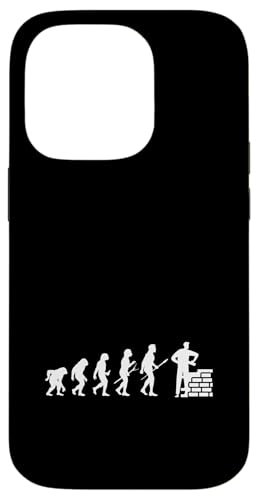 Maurer Evolution Bausteine Hülle für iPhone 14 Pro von Skilled Masonry Bricklaying Professionals Gifts