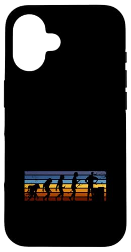 Maurer Evolution Retro Vintage Stil Kunst Hülle für iPhone 16 von Skilled Masonry Bricklaying Professionals Gifts
