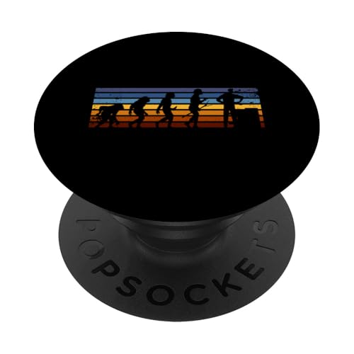 Maurer Evolution Retro Vintage Stil Kunst PopSockets Klebender PopGrip von Skilled Masonry Bricklaying Professionals Gifts
