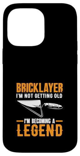 Maurer Ich werde nicht alt und werde zur Legende Hülle für iPhone 14 Pro Max von Skilled Masonry Bricklaying Professionals Gifts