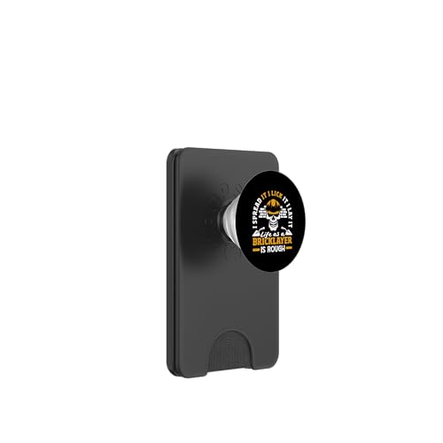Maurer Leben als Maurer ist rau PopSockets PopWallet für MagSafe von Skilled Masonry Bricklaying Professionals Gifts