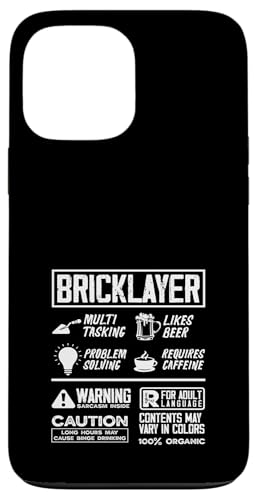 Maurer Multi Tasking mag Bier Problemlösung Hülle für iPhone 13 Pro Max von Skilled Masonry Bricklaying Professionals Gifts
