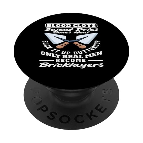 Maurer Schweiß trocknet Knochen heilen echte Männer PopSockets Klebender PopGrip Maurer Schweiß trocknet Knochen heilen echte Männer PopSockets Klebender PopGrip von Skilled Masonry Bricklaying Professionals Gifts