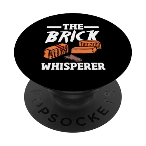 Maurer The Brick Whisperer Mason Craft PopSockets Klebender PopGrip von Skilled Masonry Bricklaying Professionals Gifts
