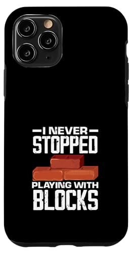 Maurer hat nie aufgehört, mit Blöcken zu spielen Hülle für iPhone 11 Pro von Skilled Masonry Bricklaying Professionals Gifts
