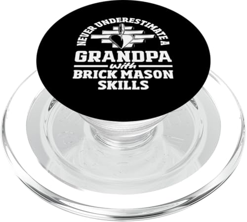 Maurer unterschätzen nie einen Opa PopSockets PopGrip für MagSafe von Skilled Masonry Bricklaying Professionals Gifts
