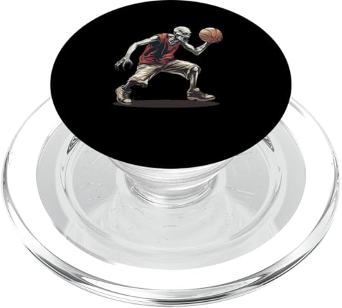 Skin-Walker spielt Basketball PopSockets PopGrip für MagSafe von Skin-Walker Cryptid Horror Paranormal Designs