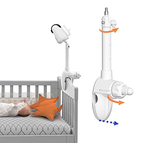 Babyphone Halterung für VAVA Baby Monitor - 360° Verstellbar, Stabil und Langlebig, Speziell für Babybetten, Keine Bohrinstallation von SkingHong