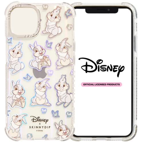 Skinnydip Disney Bambi Klopfer - iPhone 14 Hülle - Bunny Rabbit Protective Shockproof Phone Cover, Slim & Lightweight Anti-Rutsch Cute Case for Girls Made From Recycled Plastics von Skinnydip