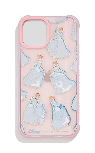 Skinnydip Disney Cinderella Princess – iPhone 12/12 Pro Hülle – schützende stoßfeste Abdeckung, schlank und leicht, kratzfest, rutschfest, TPU-Schutzhülle für Mädchen, transparent/durchsichtig von Skinnydip