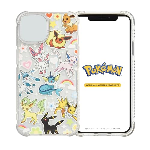 Skinnydip Pokémon Eeveelutions – Hülle für iPhone 15 Pro Max, stylische & stoßfeste Cartoon-Hülle, schlank & leicht, rutschfest, niedlich, Geschenk für Mädchen, kompatibel mit iPhone Skinnydip Pokémon Eeveelutions – Hülle für iPhone 15 Pro Max, stylische & stoßfeste Cartoon-Hülle, schlank & leicht, rutschfest, niedlich, Geschenk für Mädchen, kompatibel mit iPhone von Skinnydip