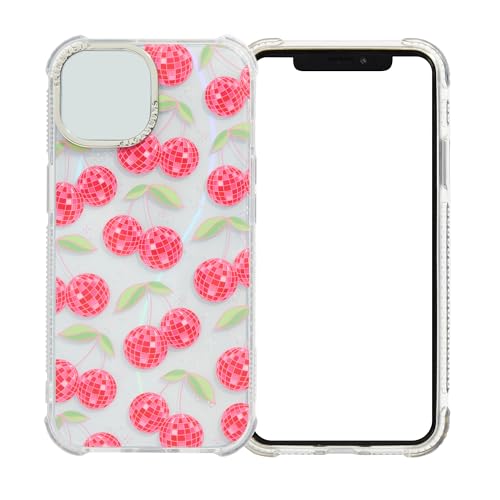 Skinnydip Schutzhülle für iPhone 14 Pro Max – Disco-Kirschen Schutzhülle für Mädchen, niedliches Design, schlank und leicht, kratzfest, kompatibel mit iPhone Skinnydip Schutzhülle für iPhone 14 Pro Max – Disco-Kirschen Schutzhülle für Mädchen, niedliches Design, schlank und leicht, kratzfest, kompatibel mit iPhone von Skinnydip