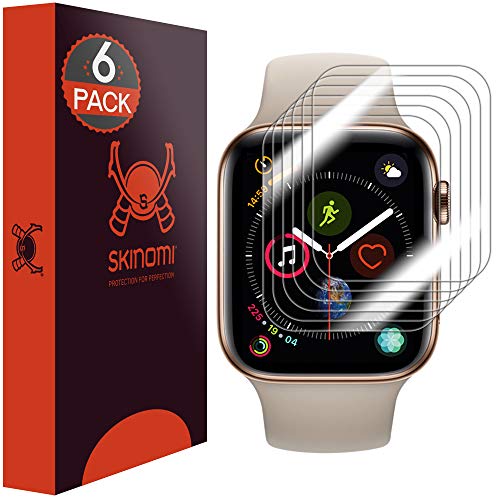 Skinomi - Apple Watch Series 5 (44 mm) Displayschutzfolie (6er Pack) von Skinomi