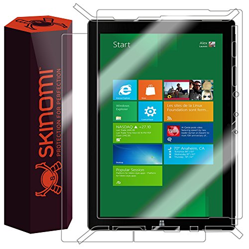 Skinomi TechSkin – Schutzfolie für Microsoft Surface 3 (deckt die gesamte Oberfläche Bildschirm, die Seiten des Telefon und auch die Rückseite) von Skinomi