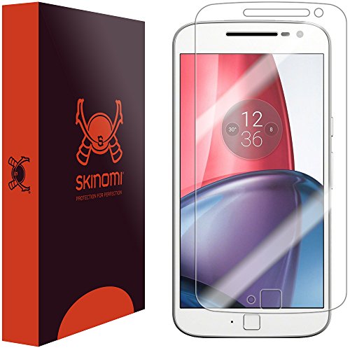 Skinomi TechSkin - Schutzfolie für Motorola Moto G4 Plus - deckt den Bildschirm von Skinomi