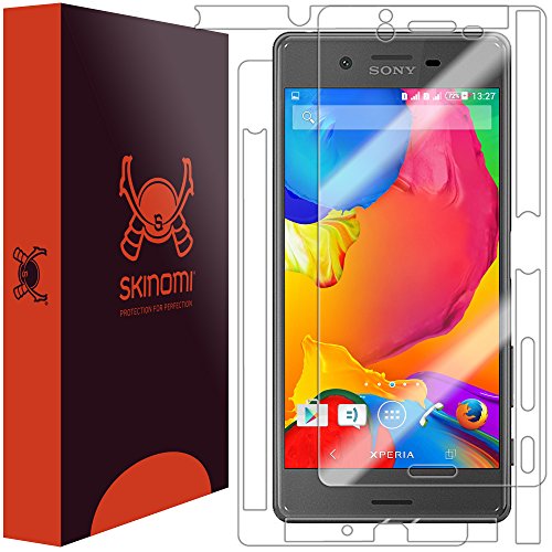 Skinomi TechSkin - Schutzfolie für Sony Xperia X - Vorder- und Rückseite von Skinomi