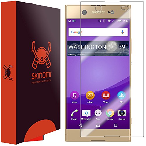 Skinomi TechSkin - Schutzfolie für Sony Xperia XA1 Ultra - deckt den gesamten Bildschirm von Skinomi