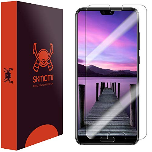 Skinomi TechSkin - Schutzfolie kompatibel mit Huawei P20. Unsichtbare & Flexible Displayschutzfolie kompatibel mit Huawei P20 von Skinomi