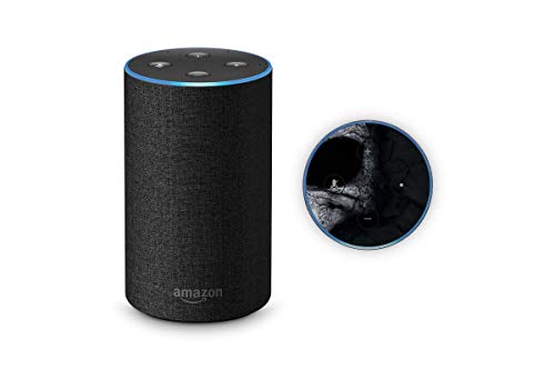 Skins4u Aufkleber Design Schutzfolie Sticker kompatibel mit Amazon Echo 2.Generation Hard Skull von Skins4u