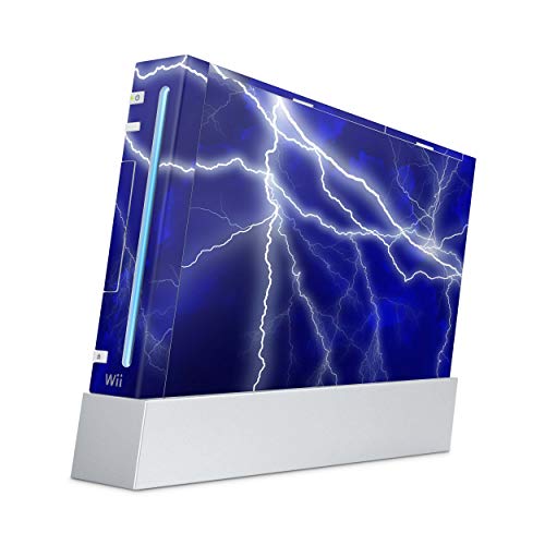 Skins4u Aufkleber Design Schutzfolie Vinyl Skin kompatibel mit Nintendo Wii Konsole Apocalypse Blue von Skins4u