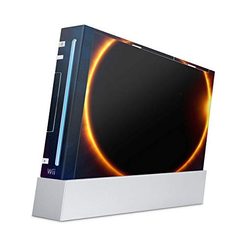 Skins4u Aufkleber Design Schutzfolie Vinyl Skin kompatibel mit Nintendo Wii Konsole Finsternis von Skins4u