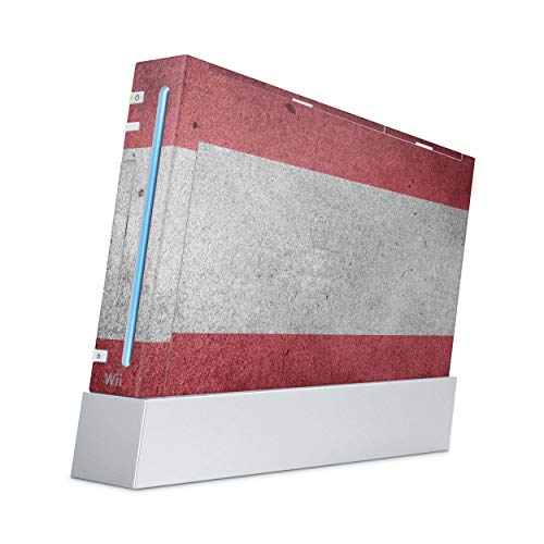 Skins4u Aufkleber Design Schutzfolie Vinyl Skin kompatibel mit Nintendo Wii Konsole Österreich von Skins4u