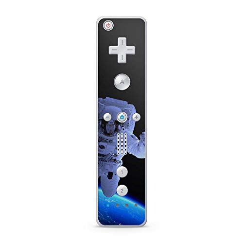Skins4u Aufkleber Design Schutzfolie Vinyl Skin kompatibel mit Nintendo Wii Remote Controller Astronaut von Skins4u