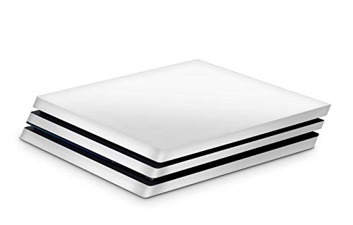 Skins4u Aufkleber Design Schutzfolie Vinyl Skin kompatibel mit Sony PS4 Playstation 4 Pro Uni White von Skins4u