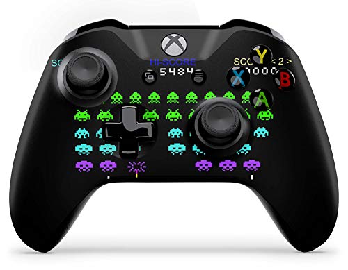 Skins4u Aufkleber Design Schutzfolie Vinyl Skin kompatibel mit Xbox One Controller Invaders von Skins4u