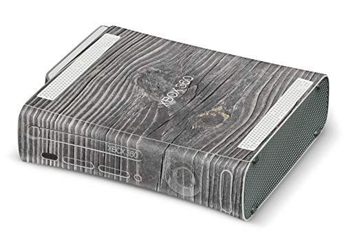 Skins4u Design modding Aufkleber Vinyl Skin Klebe Folie Skins Schutzfolie für Xbox 360 Grey Woodgrain von Skins4u