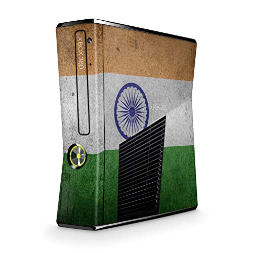 Skins4u Design modding Aufkleber Vinyl Skin Klebe Folie Skins Schutzfolie kompatibel mit Xbox 360 Slim Indien von Skins4u