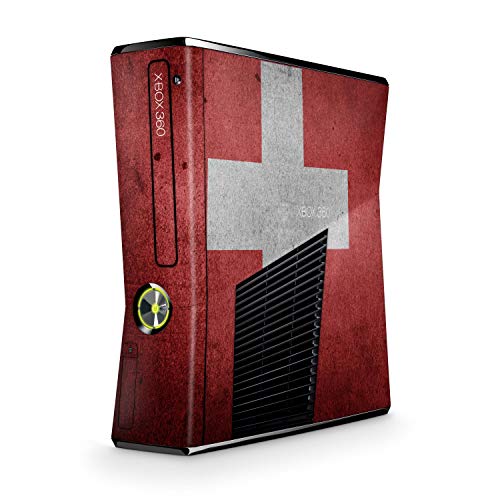 Skins4u Design modding Aufkleber Vinyl Skin Klebe Folie Skins Schutzfolie kompatibel mit Xbox 360 Slim Schweiz von Skins4u