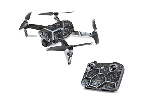 Skins4u Folie Skin Aufkleber Vinyl Schutz Folierung kompatibel mit DJI Mavic Air 2 - Skins Decal Motiv Wasp von Skins4u