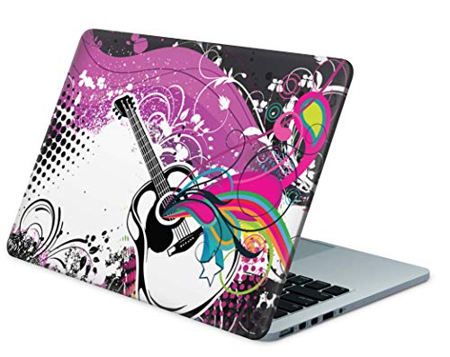 Skins4u Folie Sticker Skin Vinyl Aufkleber mit farbenfrohen Motiven für bis 15.6 Zoll 38.1x26.7cm Laptop Skin Decal Cover 80s von Skins4u