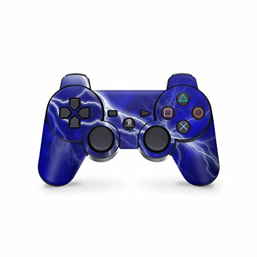 Skins4u Playstation 3 Controller Skin - Design Sticker Set für PS3 Gamepad - Apocalypse Blue von Skins4u