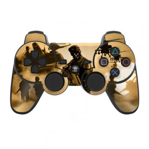 Skins4u Playstation 3 Controller Skin - Design Sticker Set für PS3 Gamepad - Desert Ops von Skins4u