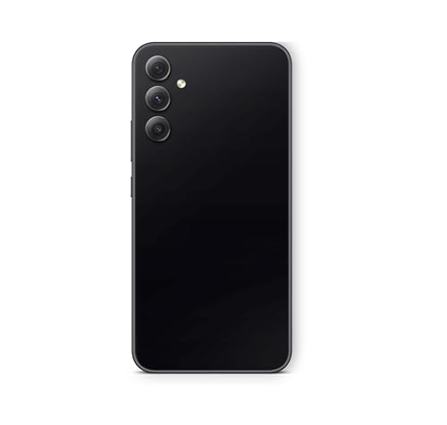 Skins4u Schutzfolie Aufkleber Skin kompatibel mit Samsung Galaxy A56 Kratzerschutz Skins Vinyl Folie Rückseite Solid State schwarz Skins4u Schutzfolie Aufkleber Skin kompatibel mit Samsung Galaxy A56 Kratzerschutz Skins Vinyl Folie Rückseite Solid State schwarz von Skins4u