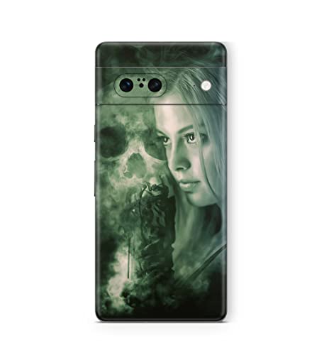 Skins4u Schutzfolie Skin Cover Skins Design Folie Kratzerschutz Aufkleber kompatibel mit Google Pixel 7 PRO Ghosts von Skins4u